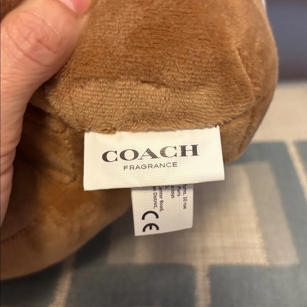 Coach Plush Teddy Bear - Fragrance Limited Edition - Picture 3 of 3